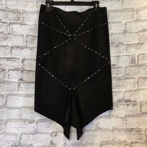 Yves Saint Laurent Leather Skirt